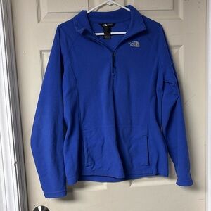 The North Face Large royal blue pullover jacket